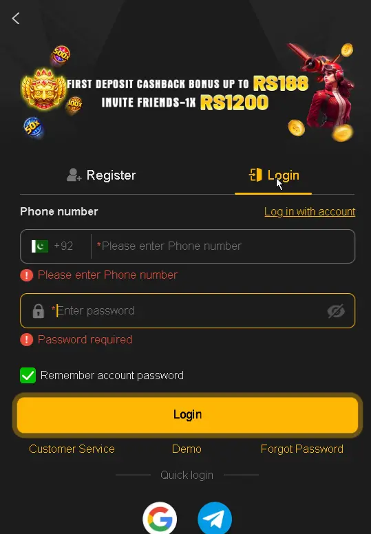 188PKR game login
