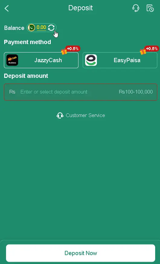 88KA Game deposit